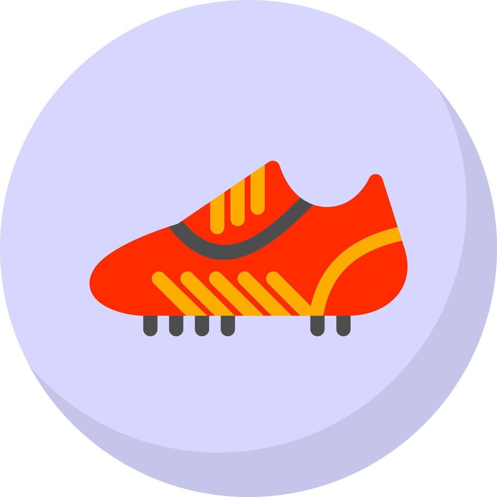Fußballschuhe Vektor-Icon-Design vektor