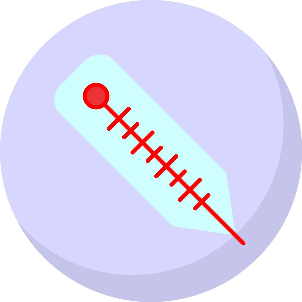 Thermometer-Vektor-Icon-Design vektor