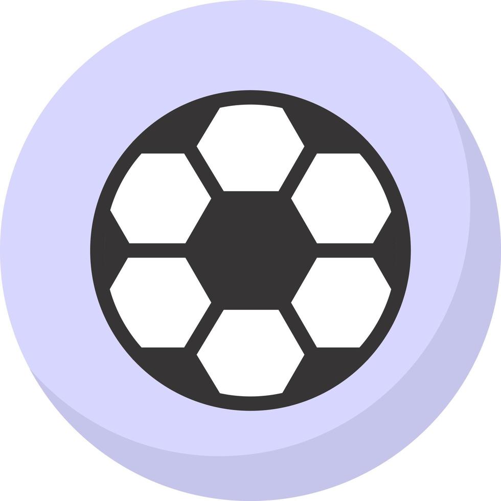 Fußball-Vektor-Icon-Design vektor