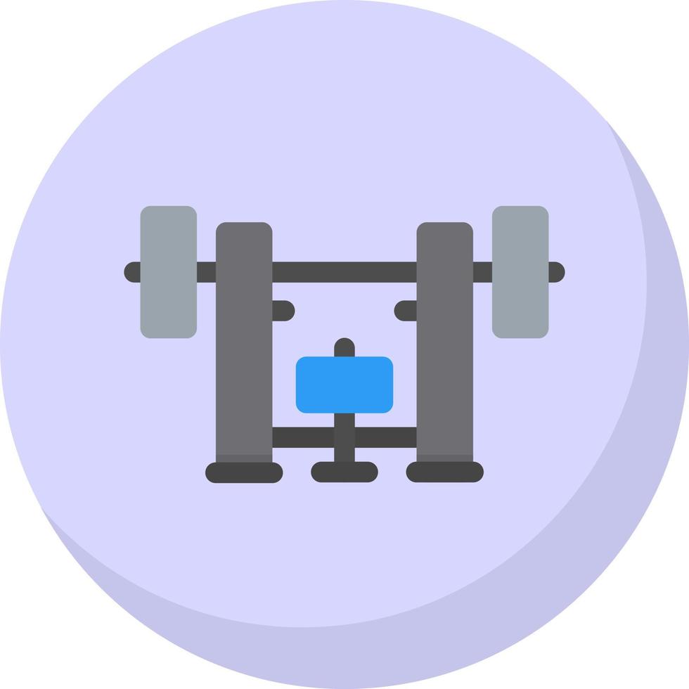 Gewichtsbalken-Vektor-Icon-Design vektor