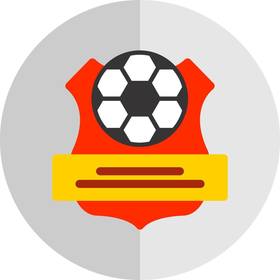 Fußballverein-Vektor-Icon-Design vektor