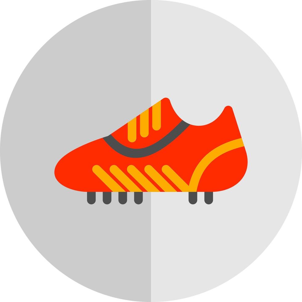 Fußballschuhe Vektor-Icon-Design vektor