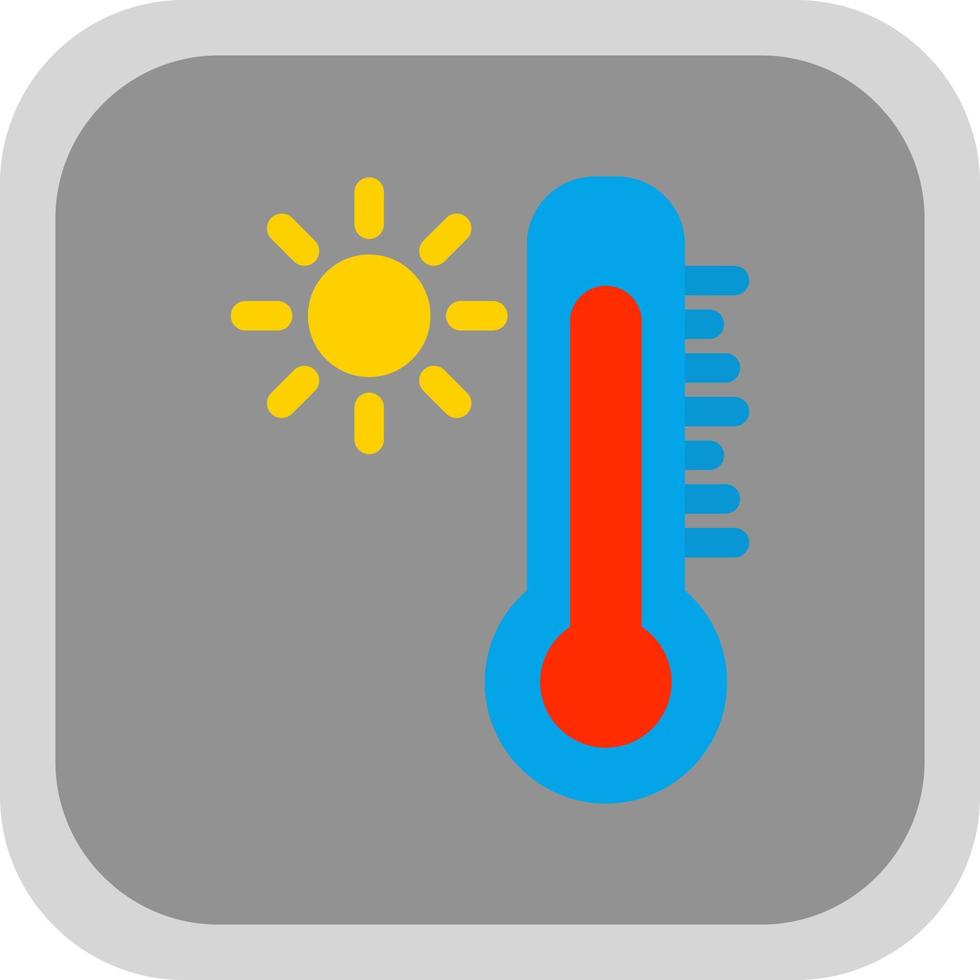 Thermometer-Vektor-Icon-Design vektor