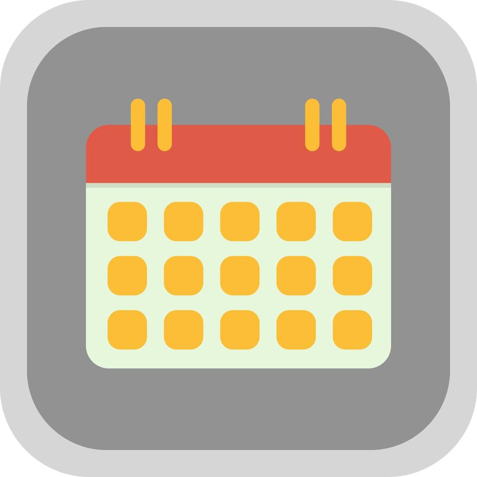 Kalender-Vektor-Icon-Design vektor