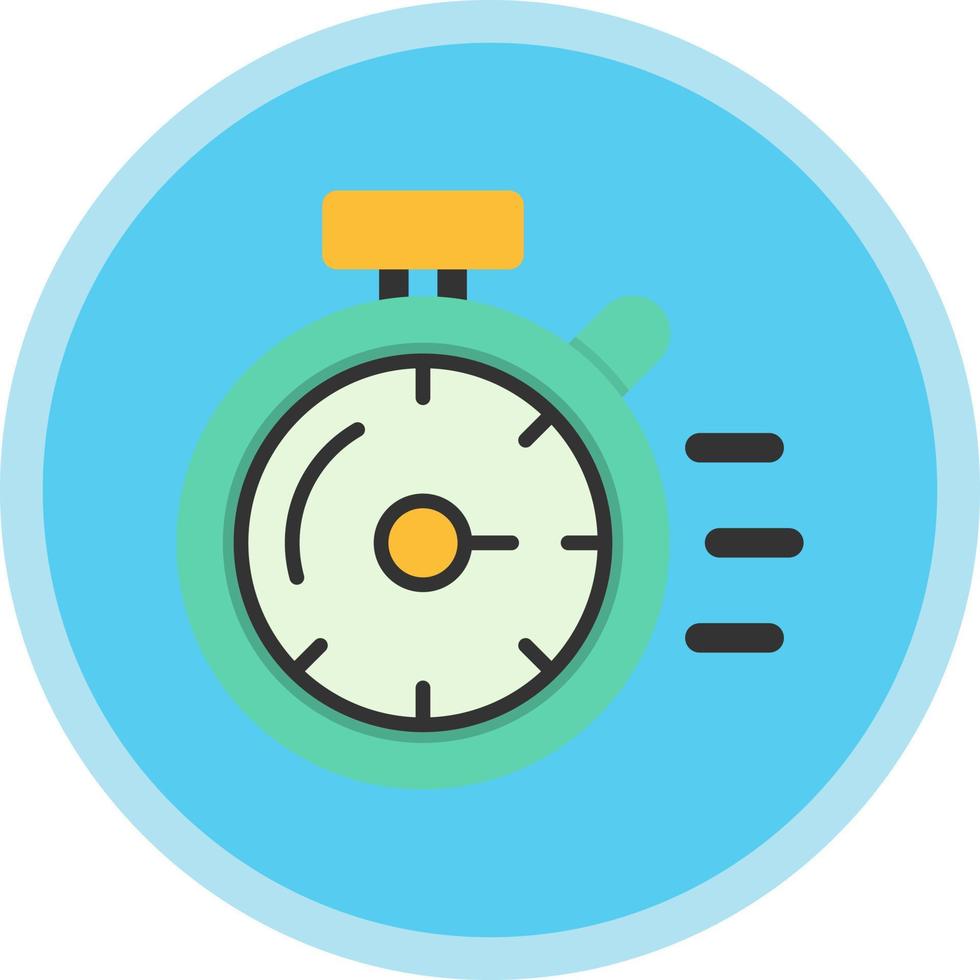 Chronometer-Vektor-Icon-Design vektor