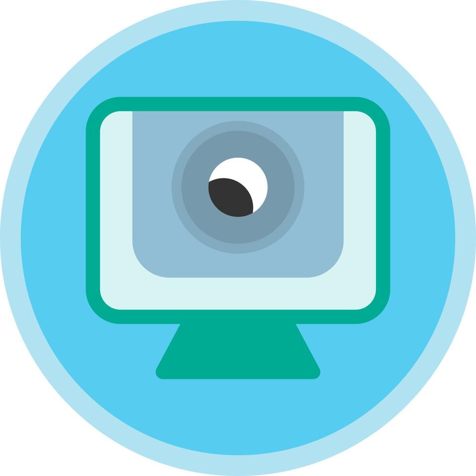 Webcam-Vektor-Icon-Design vektor