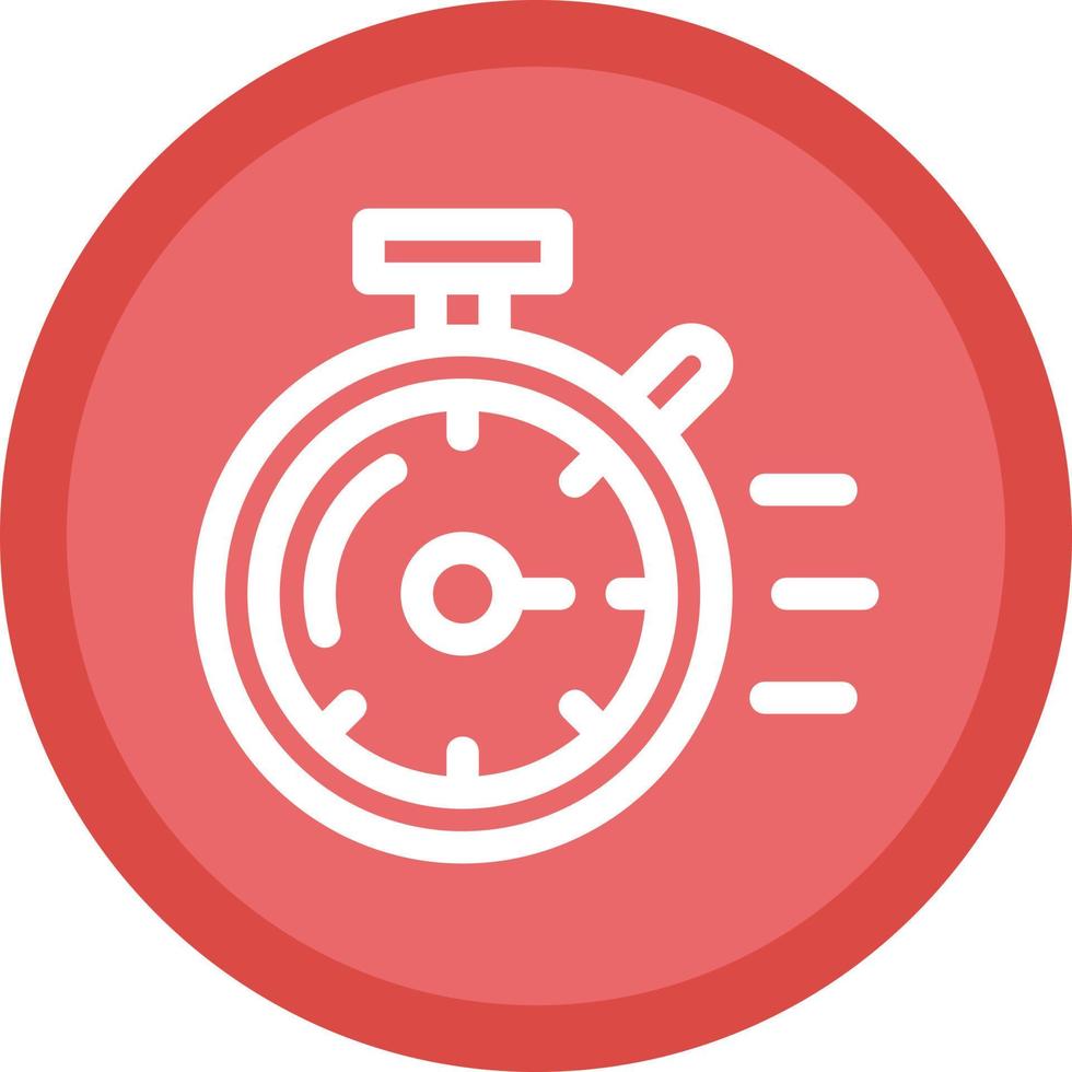 Chronometer-Vektor-Icon-Design vektor