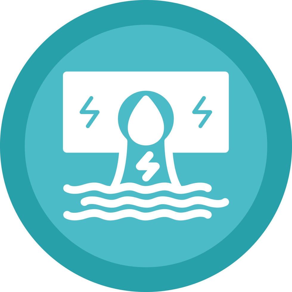 Wasserkraft Vektor Symbol Design
