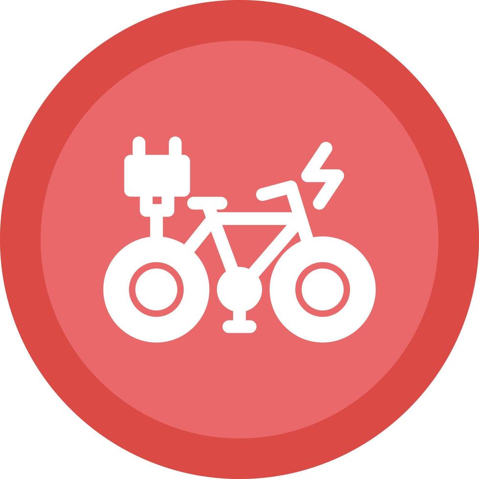 elektrisch Fahrrad Vektor Symbol Design