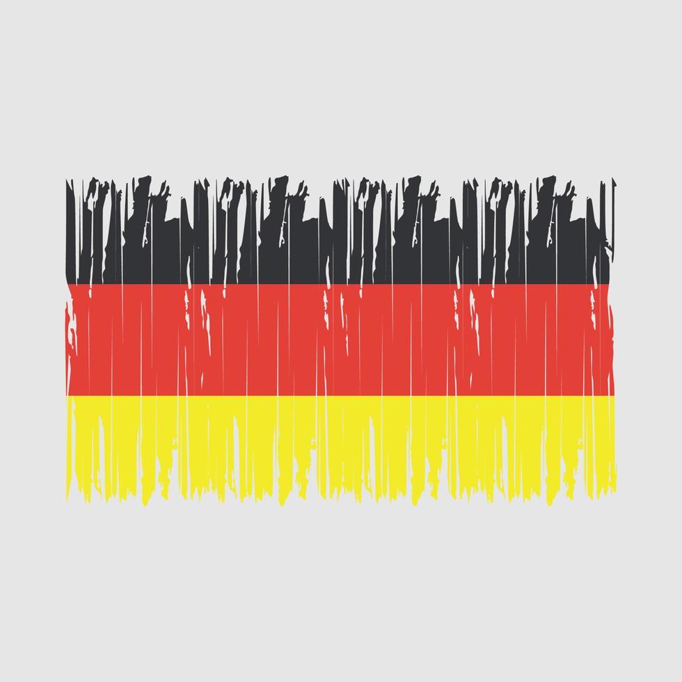 deutschland flagge bürste vektor