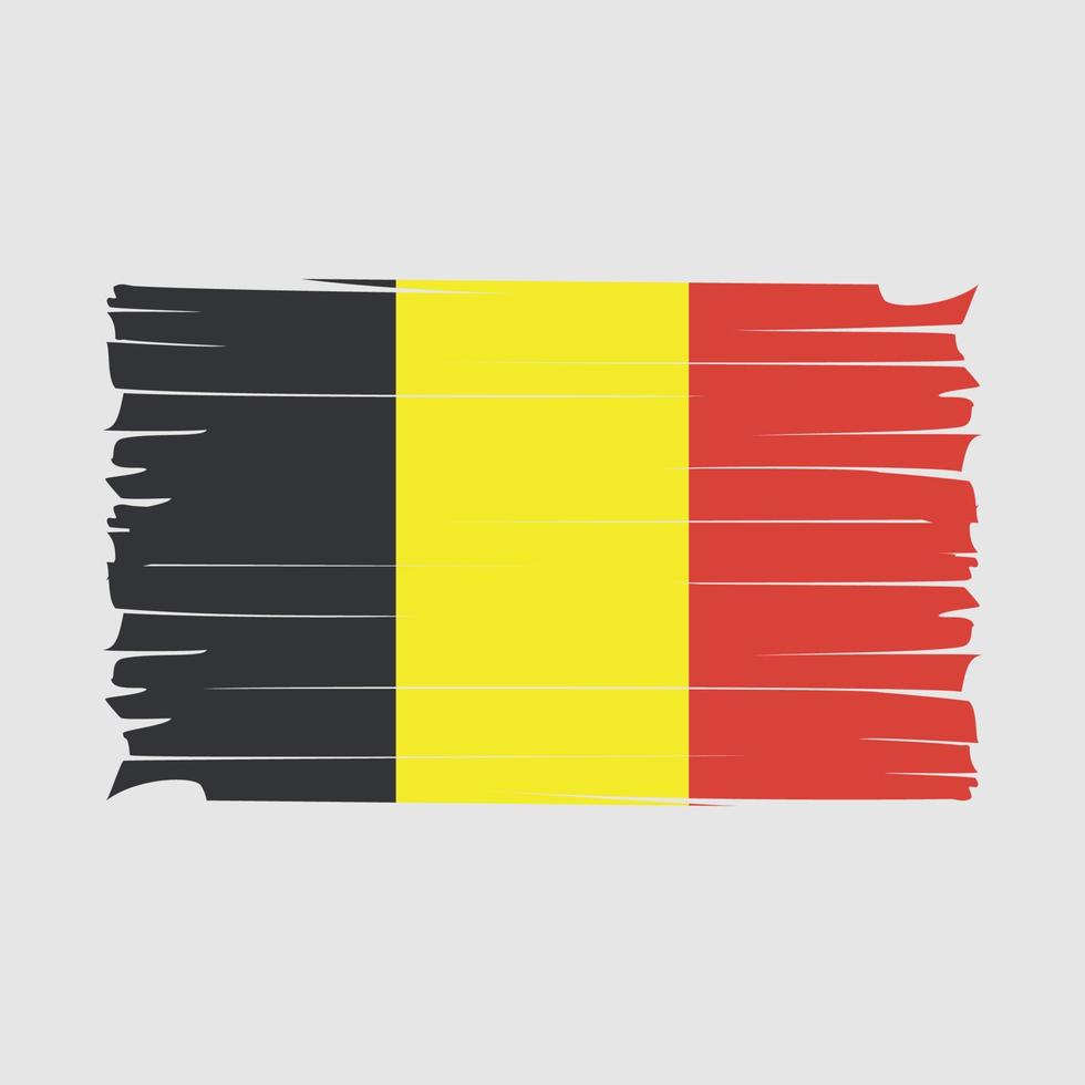 belgischer Flaggenvektor vektor