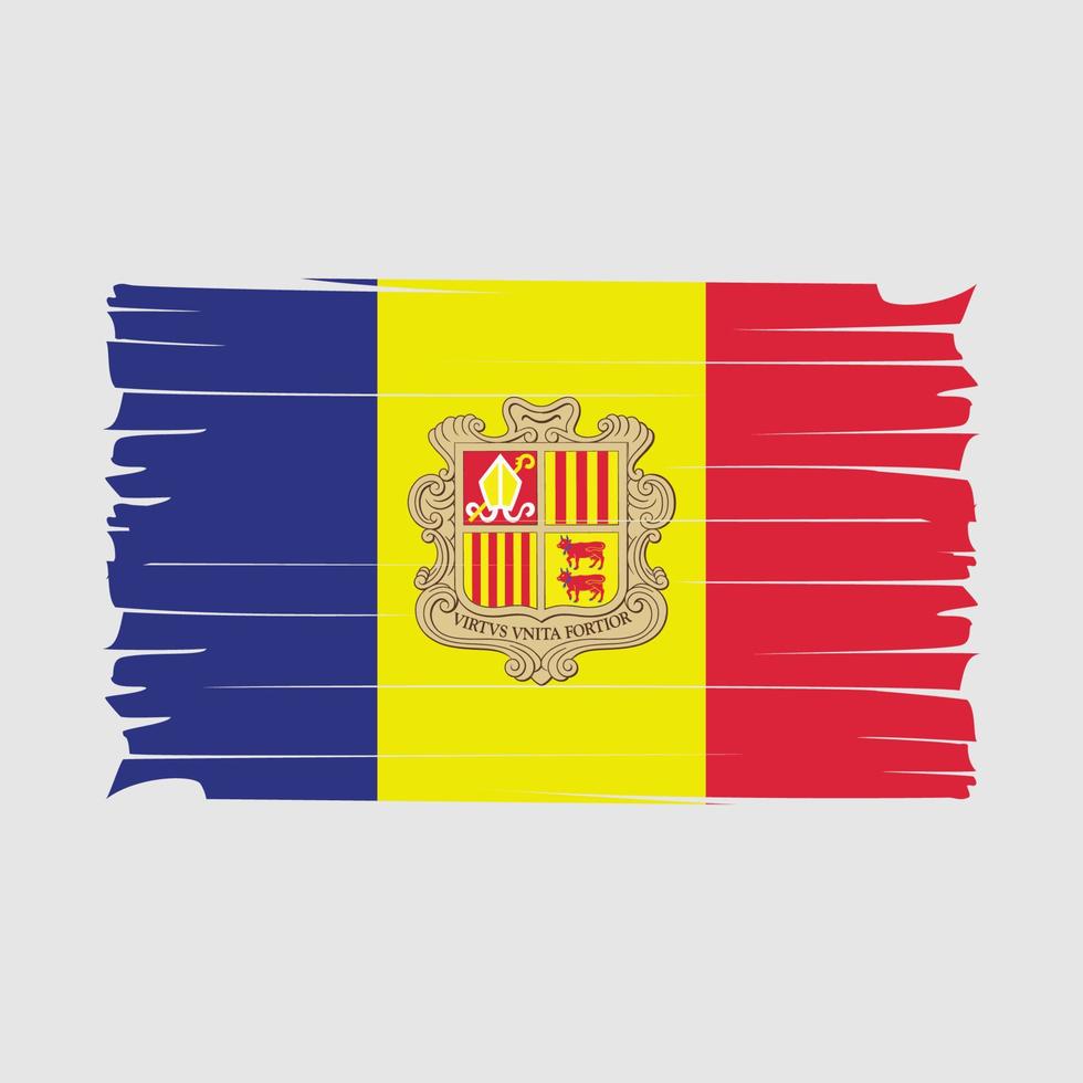 andorra flagga vektor