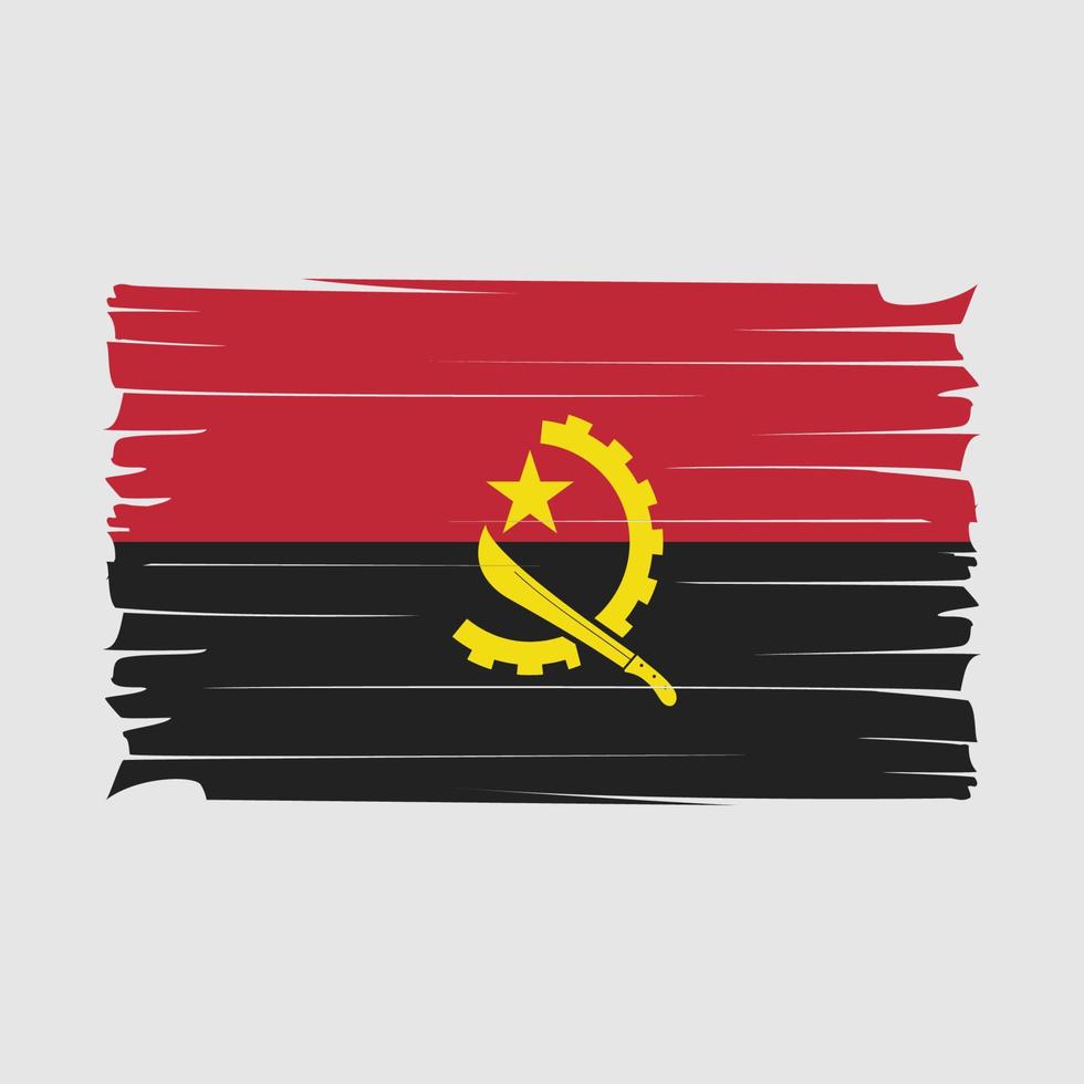 angola flagga vektor