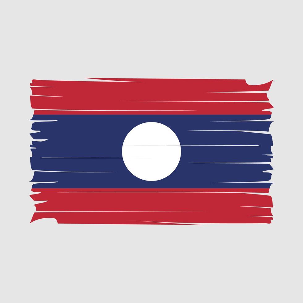 laos flagge vektor