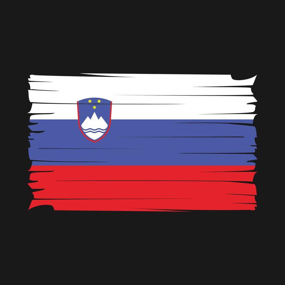 slovenien flagga vektor