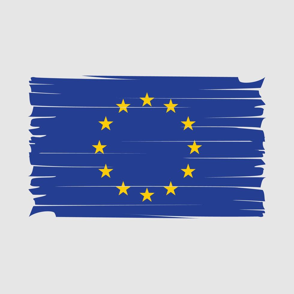 europeisk flagga vektor