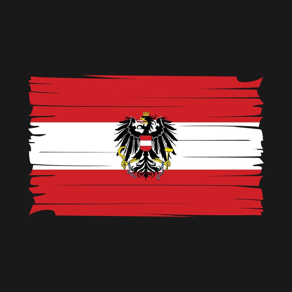 österreich flagge vektor