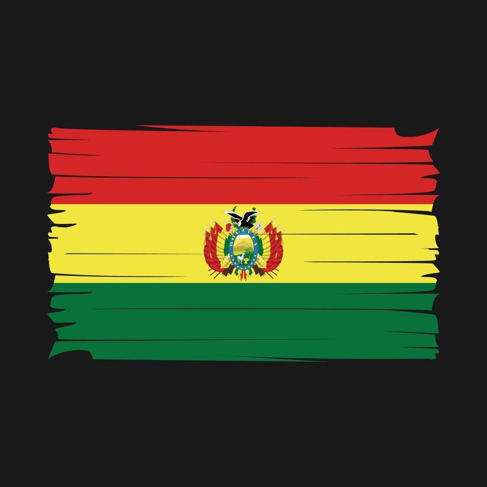 bolivia flagga vektor