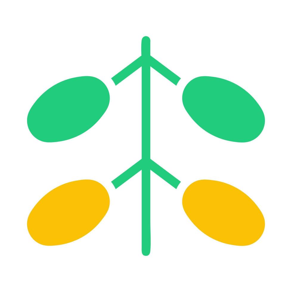 kurma handflatan ikon fast grön gul stil ramadan illustration vektor element och symbol perfekt.