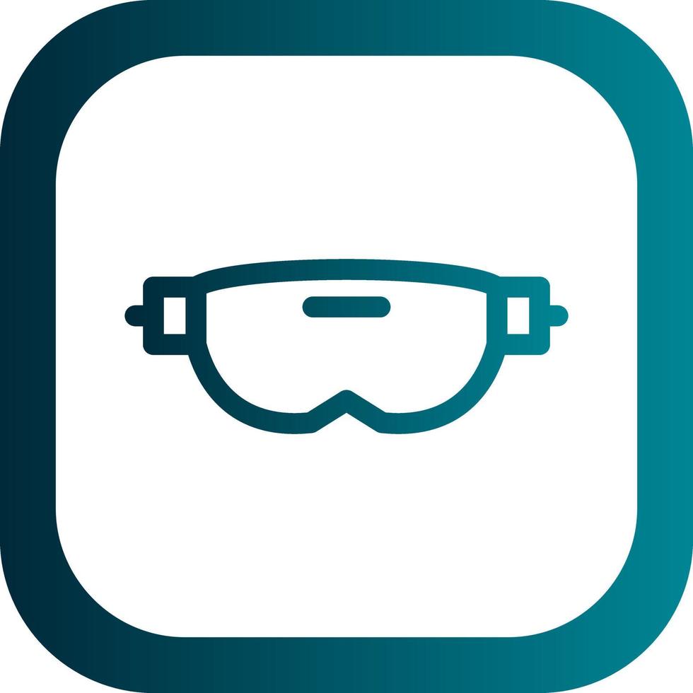 Vr-Brille-Vektor-Icon-Design vektor