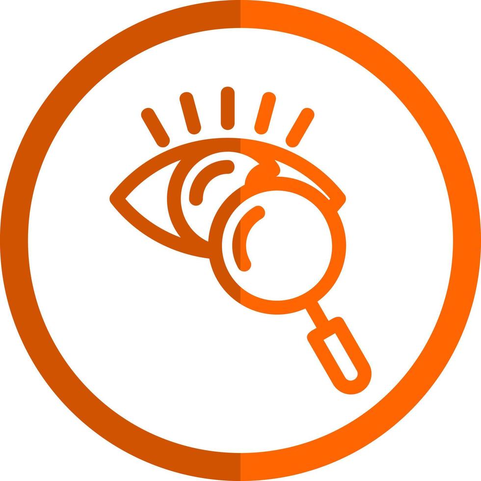 Augenarzt-Vektor-Icon-Design vektor