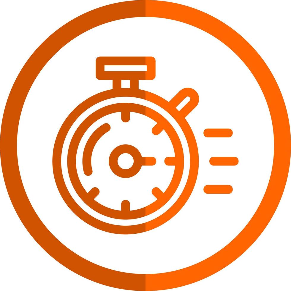 Chronometer-Vektor-Icon-Design vektor