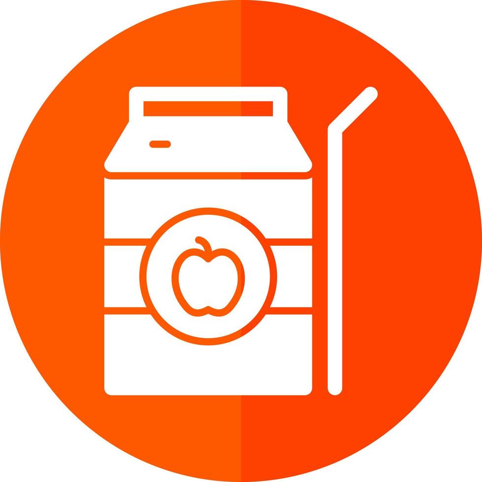 Apfelsaft-Vektor-Icon-Design vektor