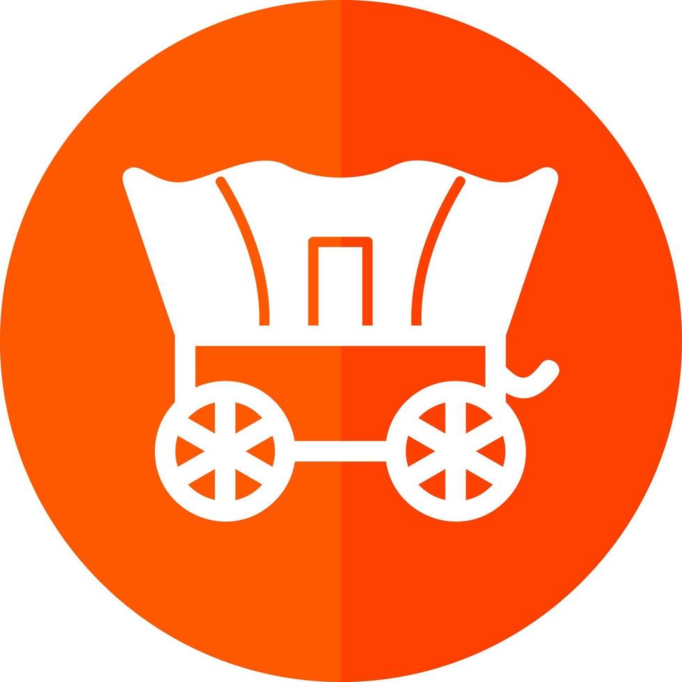 Wüstenwagen-Vektor-Icon-Design vektor