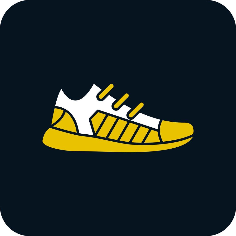 Turnschuhe-Vektor-Icon-Design vektor