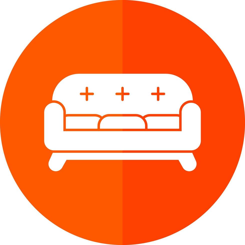 Sofa-Vektor-Icon-Design vektor