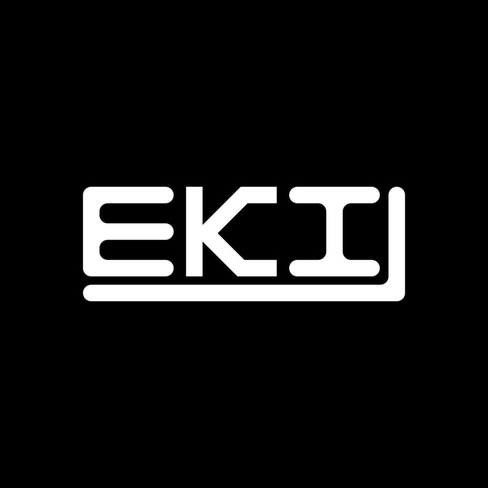 eki brev logotyp kreativ design med vektor grafisk, eki enkel och modern logotyp.