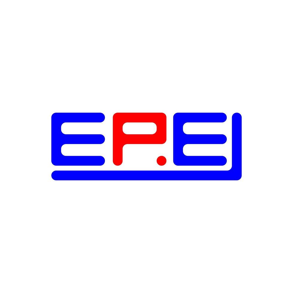 Epe Brief Logo kreativ Design mit Vektor Grafik, Epe einfach und modern Logo.