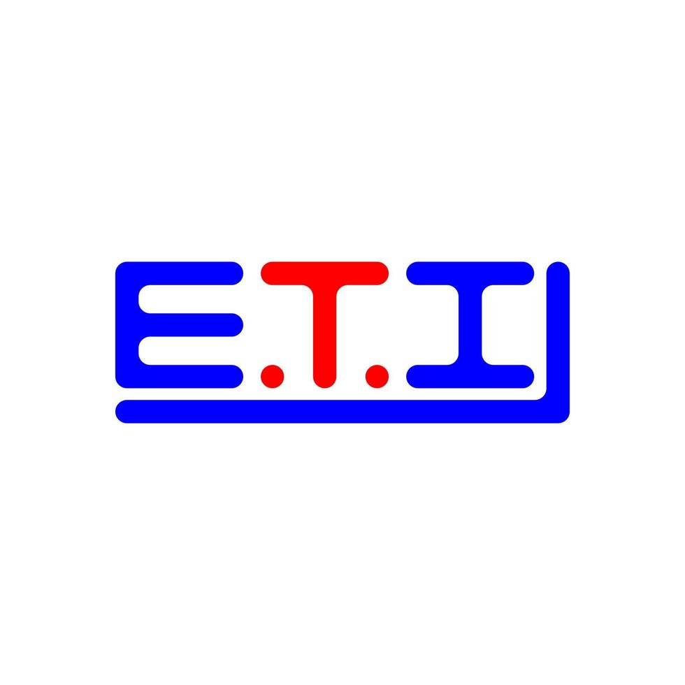 eti brev logotyp kreativ design med vektor grafisk, eti enkel och modern logotyp.
