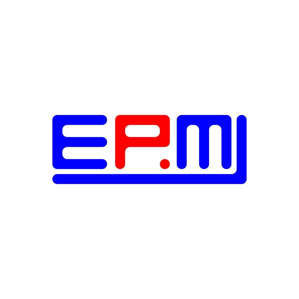 epm brev logotyp kreativ design med vektor grafisk, epm enkel och modern logotyp.