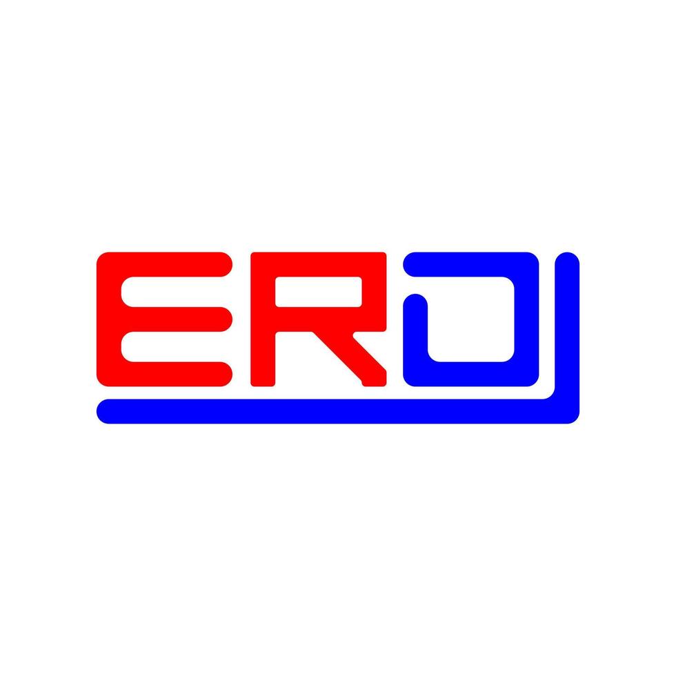 erd brev logotyp kreativ design med vektor grafisk, erd enkel och modern logotyp.