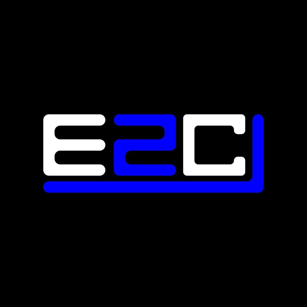 ezc brev logotyp kreativ design med vektor grafisk, ezc enkel och modern logotyp.