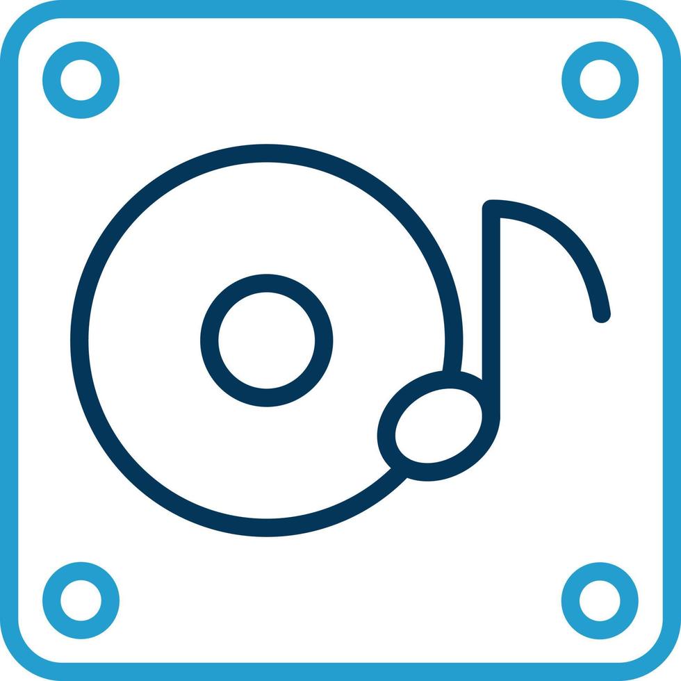 Musikalbum-Vektor-Icon-Design vektor