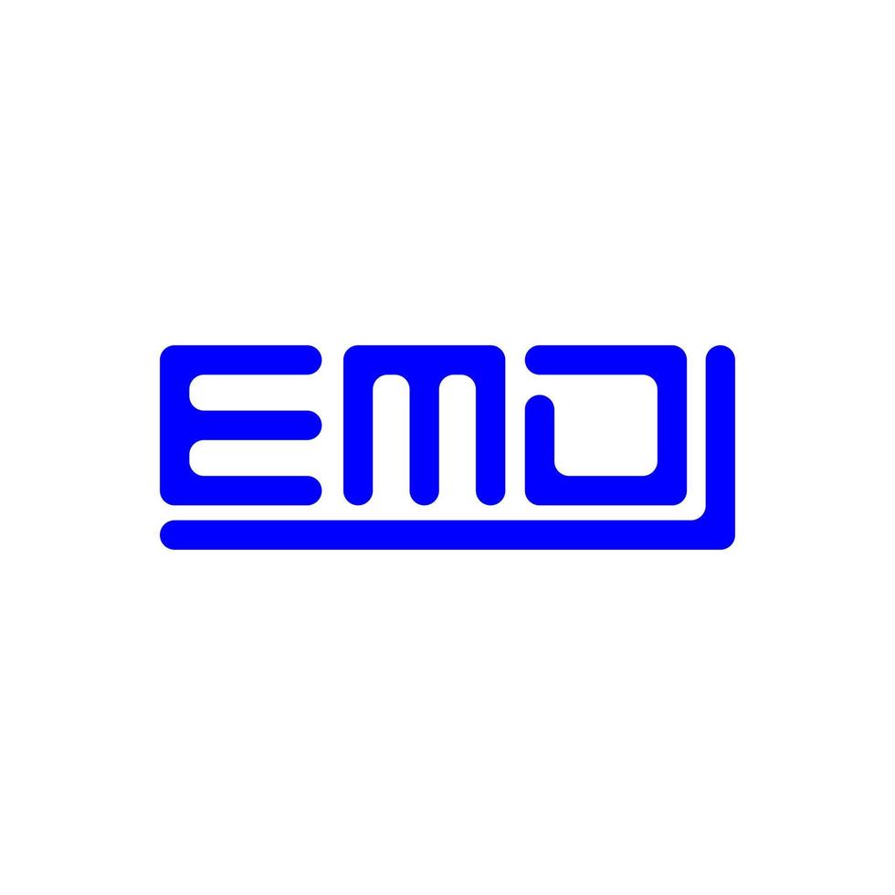 emd brev logotyp kreativ design med vektor grafisk, emd enkel och modern logotyp.