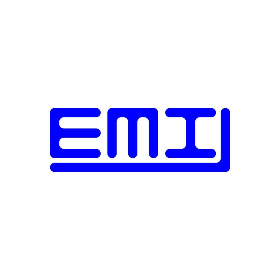 Emi Brief Logo kreativ Design mit Vektor Grafik, Emi einfach und modern Logo.