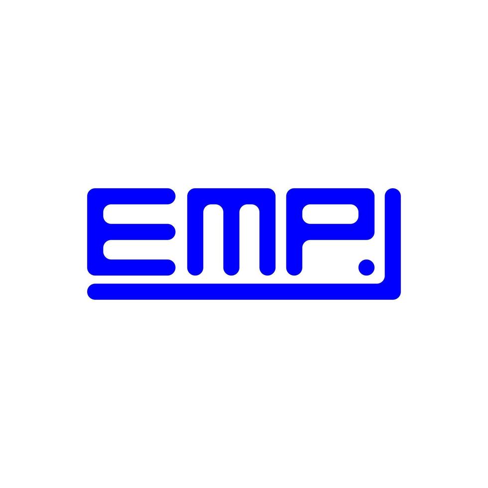 emp brev logotyp kreativ design med vektor grafisk, emp enkel och modern logotyp.