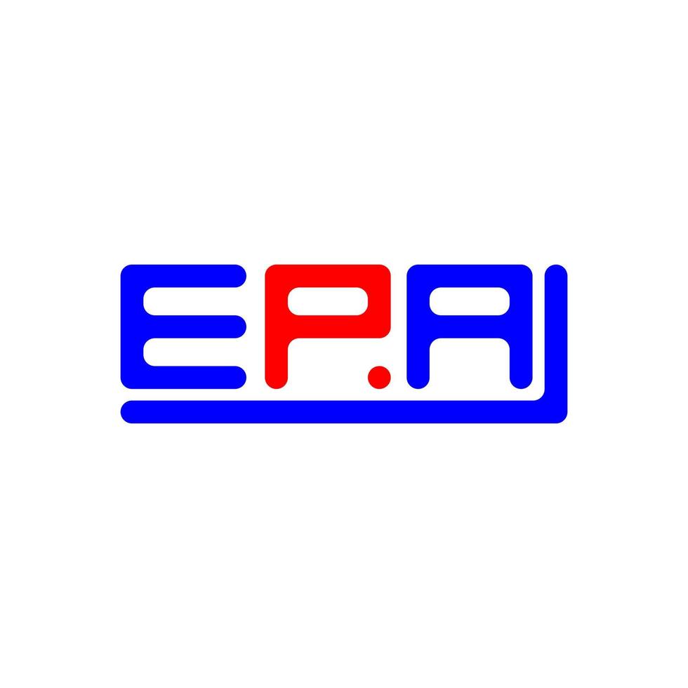 epa brev logotyp kreativ design med vektor grafisk, epa enkel och modern logotyp.