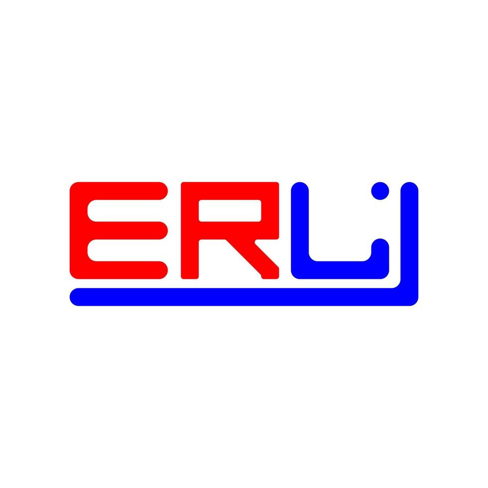 erl brev logotyp kreativ design med vektor grafisk, erl enkel och modern logotyp.