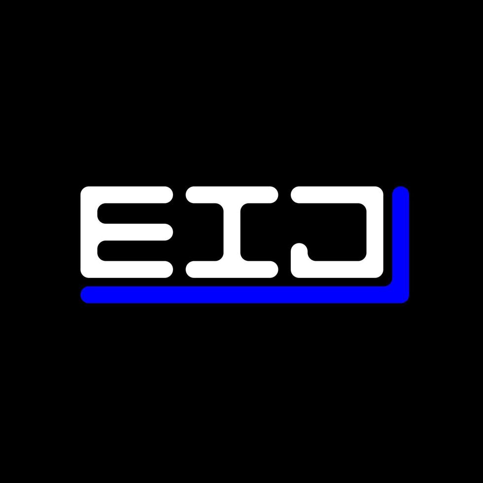 eij Brief Logo kreativ Design mit Vektor Grafik, eij einfach und modern Logo.