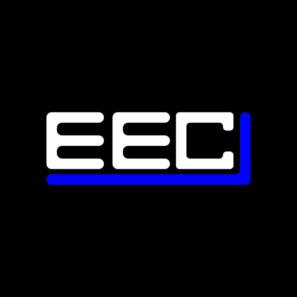 eec brev logotyp kreativ design med vektor grafisk, eec enkel och modern logotyp.