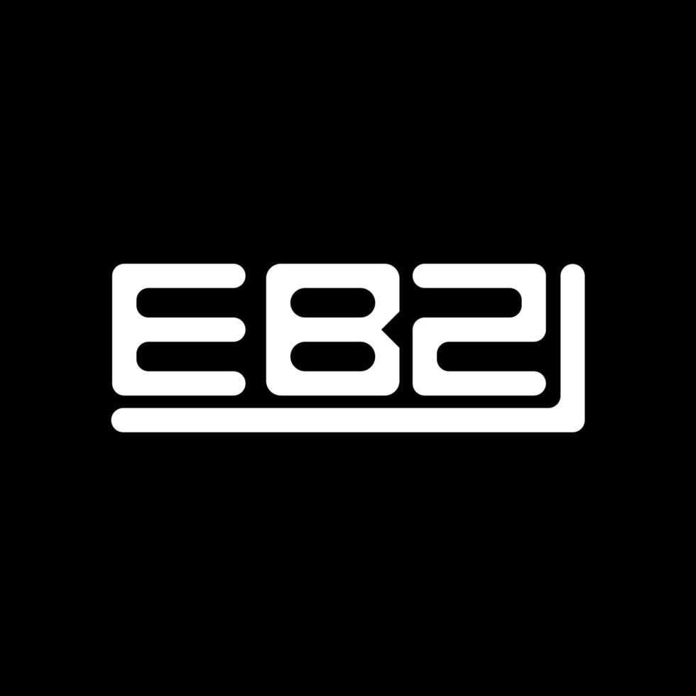 ebz brev logotyp kreativ design med vektor grafisk, ebz enkel och modern logotyp.