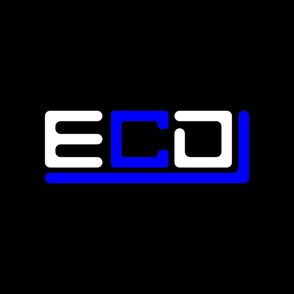ecd brev logotyp kreativ design med vektor grafisk, ecd enkel och modern logotyp.