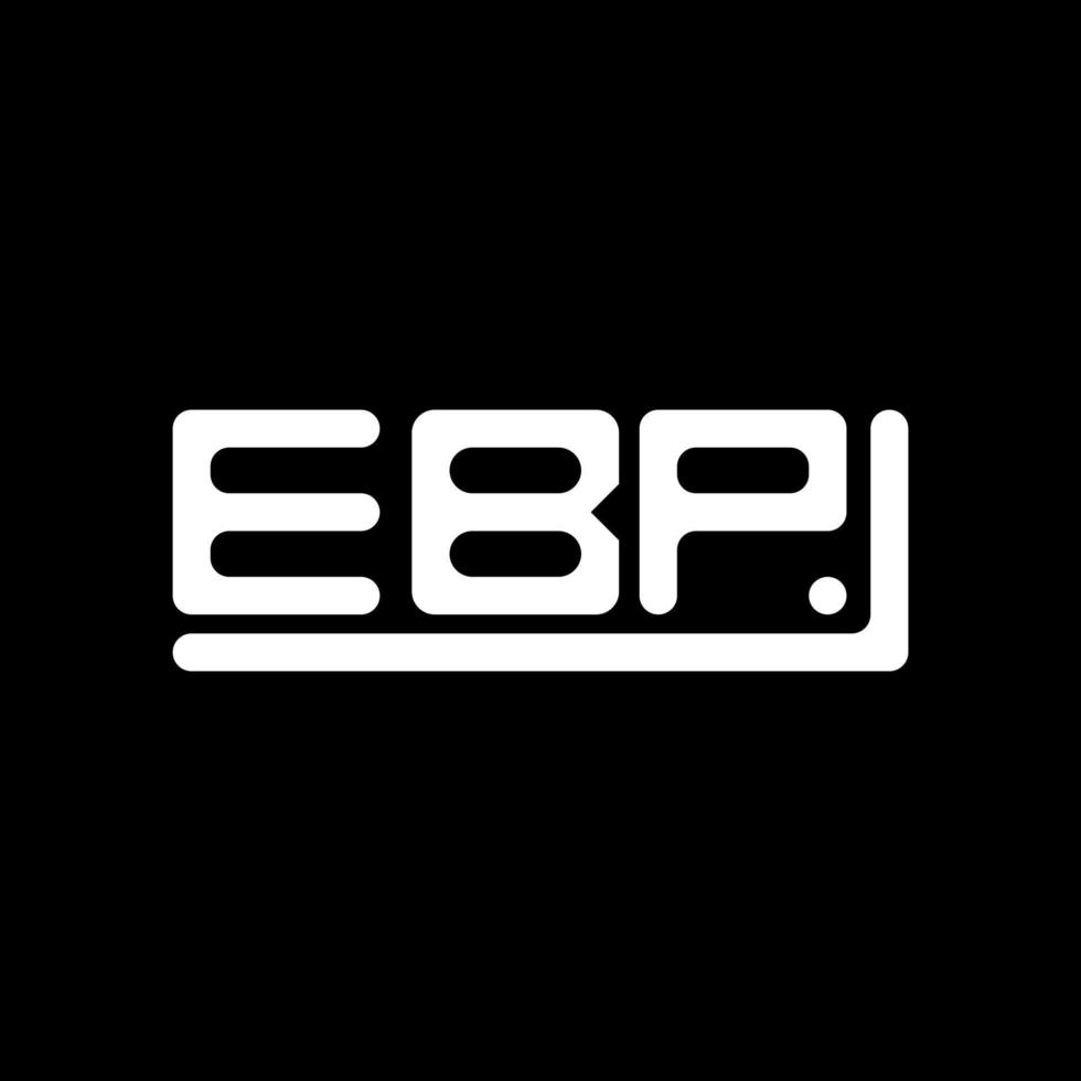 ebp brev logotyp kreativ design med vektor grafisk, ebp enkel och modern logotyp.