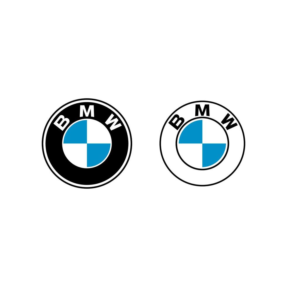 bmw logotyp vektor, bmw ikon fri vektor