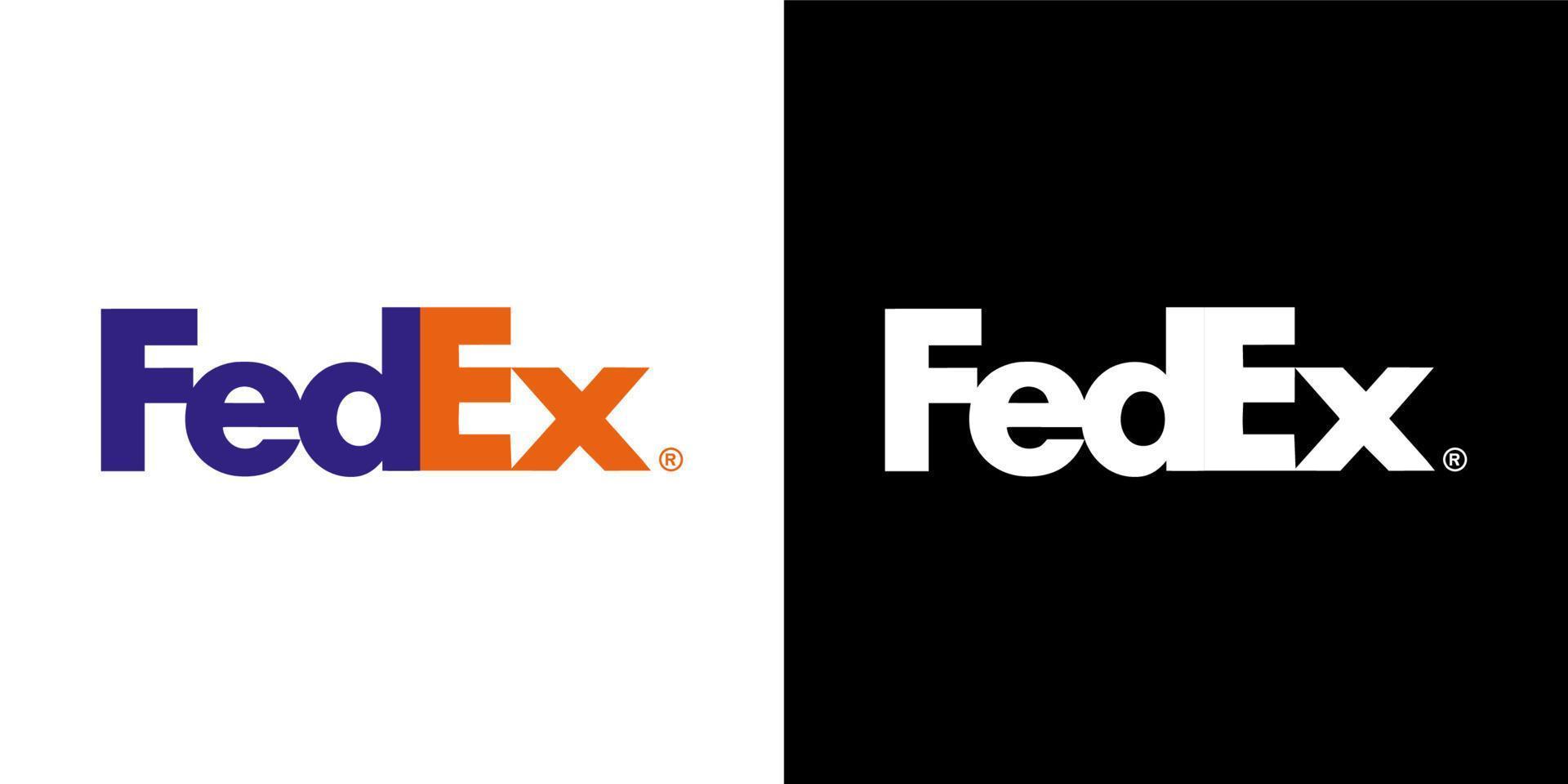 fedex logotyp vektor, fedex ikon fri vektor