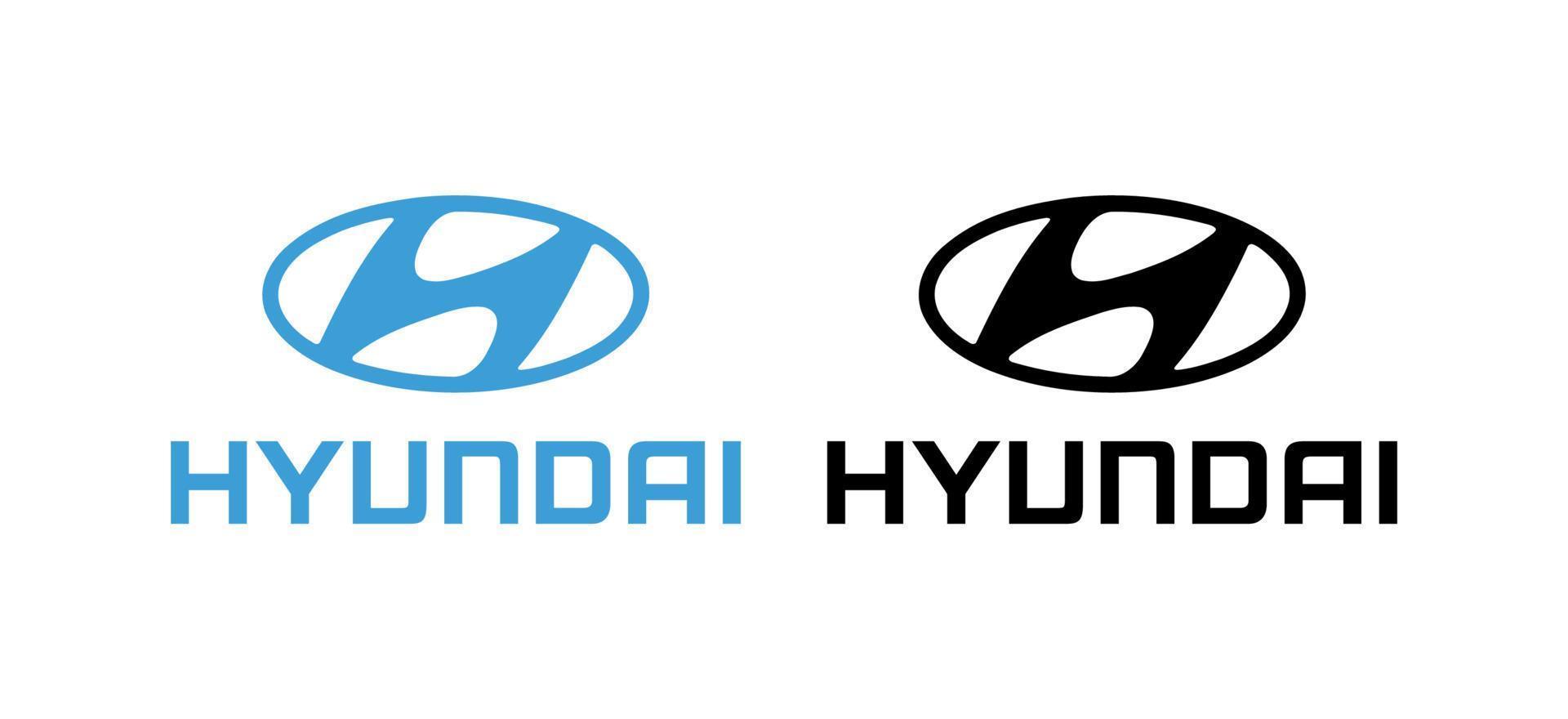 hyundai logotyp vektor, hyundai ikon fri vektor